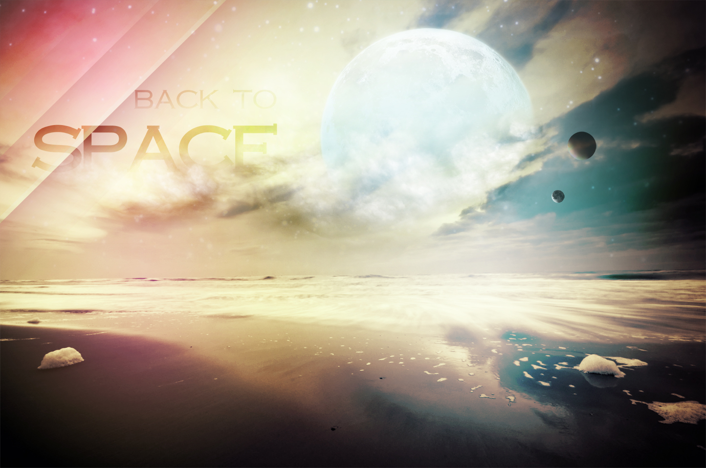 Wallpapers Digital Art Space - Universe back to space