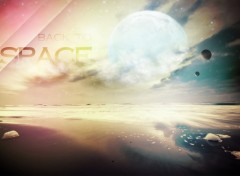 Wallpapers Digital Art back to space