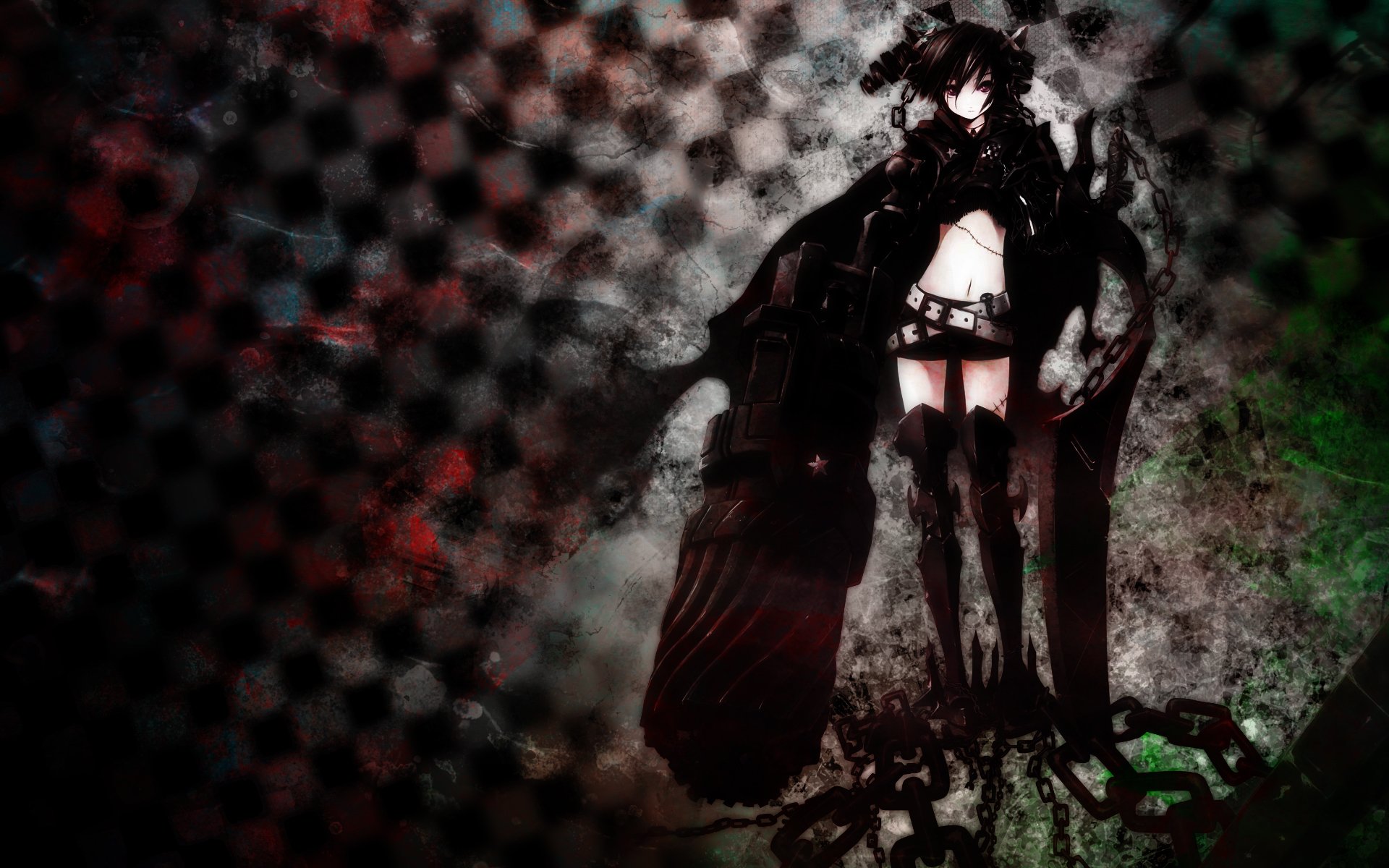 Fonds d'cran Manga Black Rock Shooter Last Fight is done