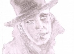 Wallpapers Art - Pencil Humphrey Bogart