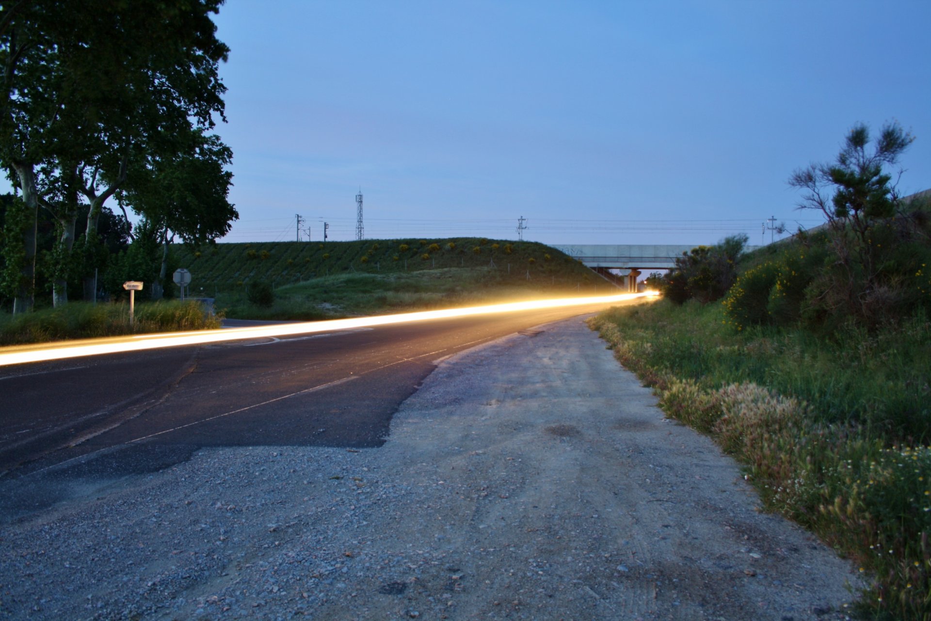 Wallpapers Constructions and architecture Roads - Motorways Mas de l'arbre