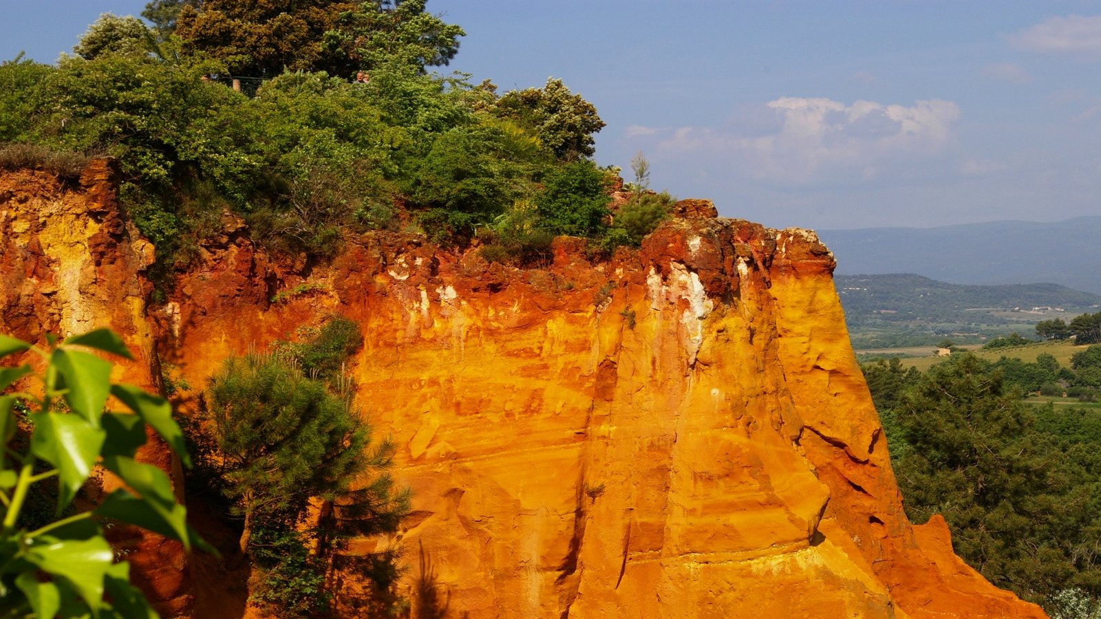 Wallpapers Nature Cliffs pres de roussillon 