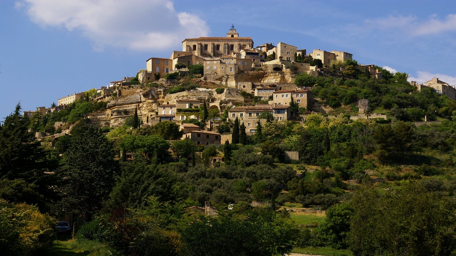 Wallpapers Constructions and architecture Cities - Towns village de gordes vaucluse