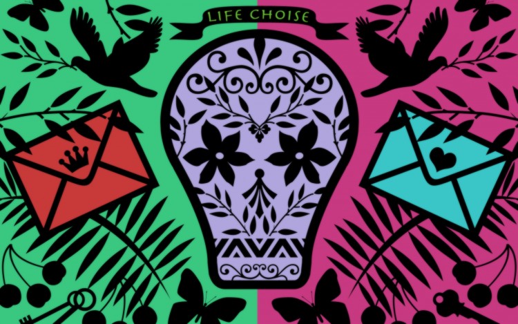 Wallpapers Digital Art Compositions 2D Calavera Life choise