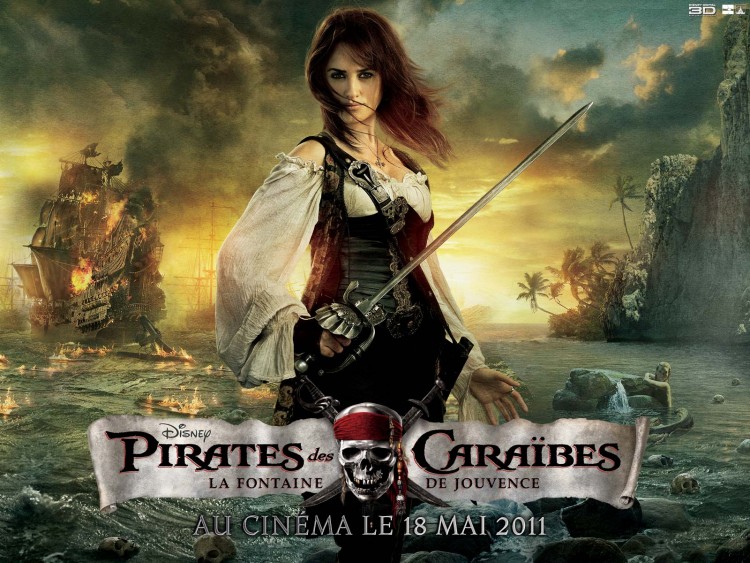 Fonds d'cran Cinma Pirates des Carabes - La Fontaine de Jouvence Wallpaper N280078