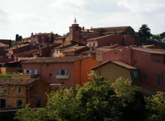 Fonds d'cran Constructions et architecture village de roussillon (vaucluse)