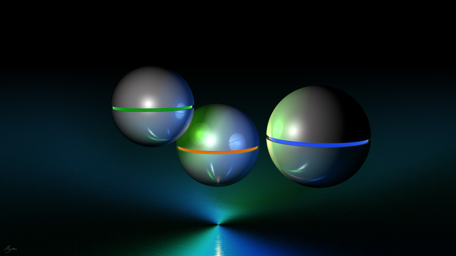 Wallpapers Digital Art 3D - Cinema 4D Spheres