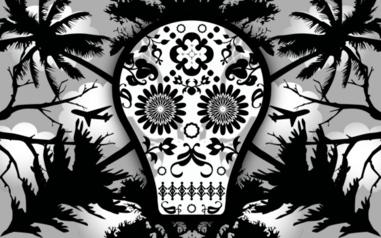 Wallpapers Digital Art Compositions 2D Calavera 4 seasons