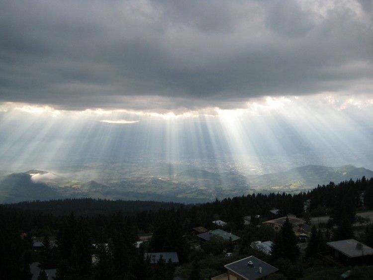 Wallpapers Trips : Europ France > Rhne-Alpes Chamrousse - Vue sur Grenoble - Nuage