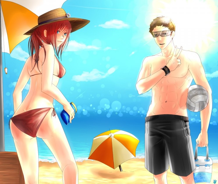 Wallpapers Digital Art Manga Summer time!