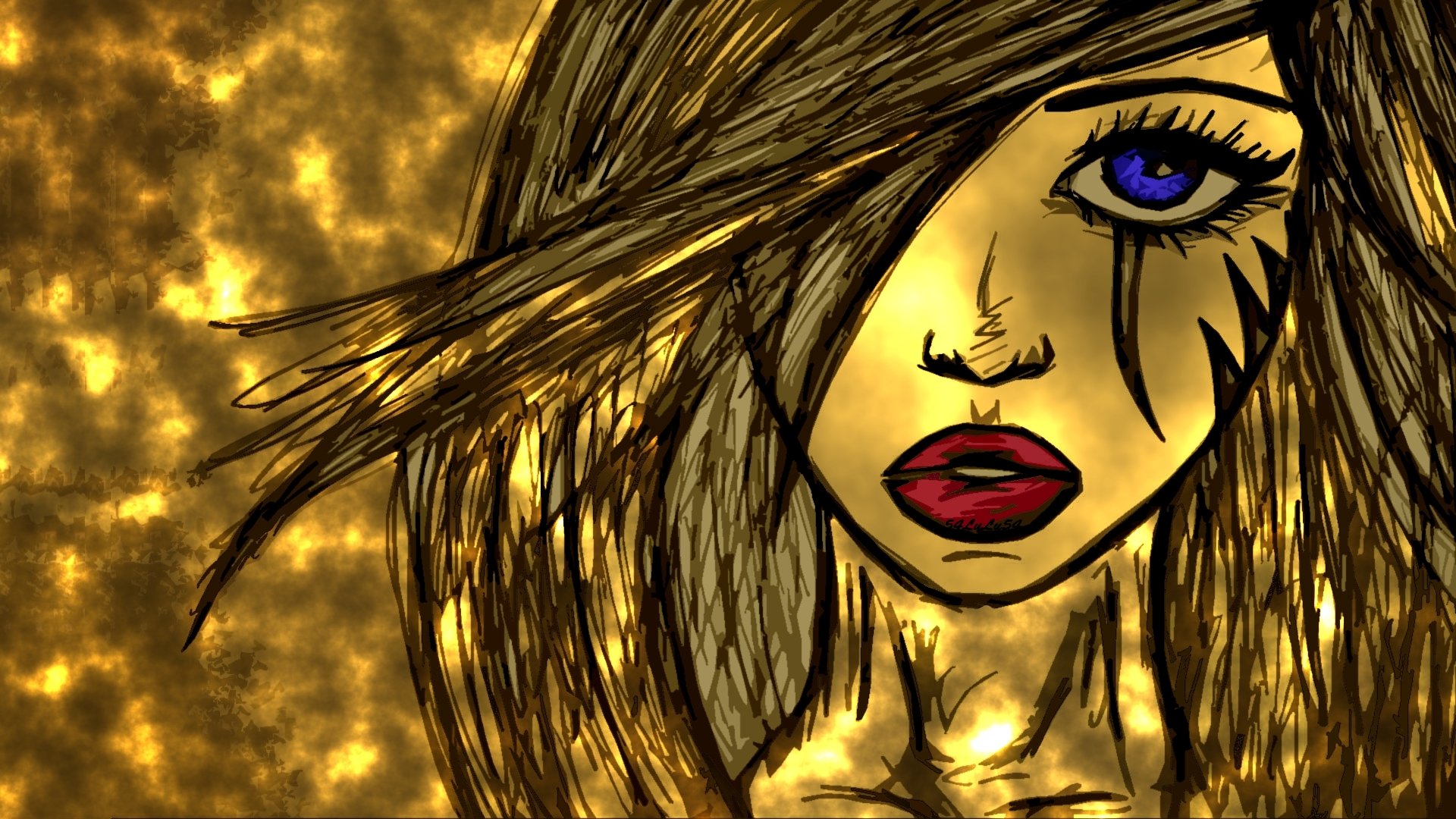 Wallpapers Digital Art Women - Femininity un ptit dessin ... ^^