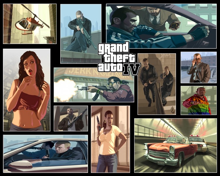 Fonds d'cran Jeux Vido GTA 4 Grand theft auto 4