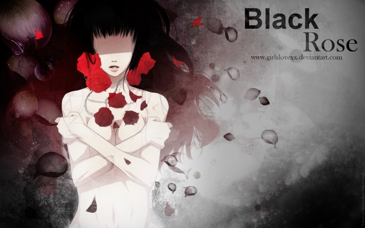 Fonds d'cran Manga Black Rose A Flower in the Darkness