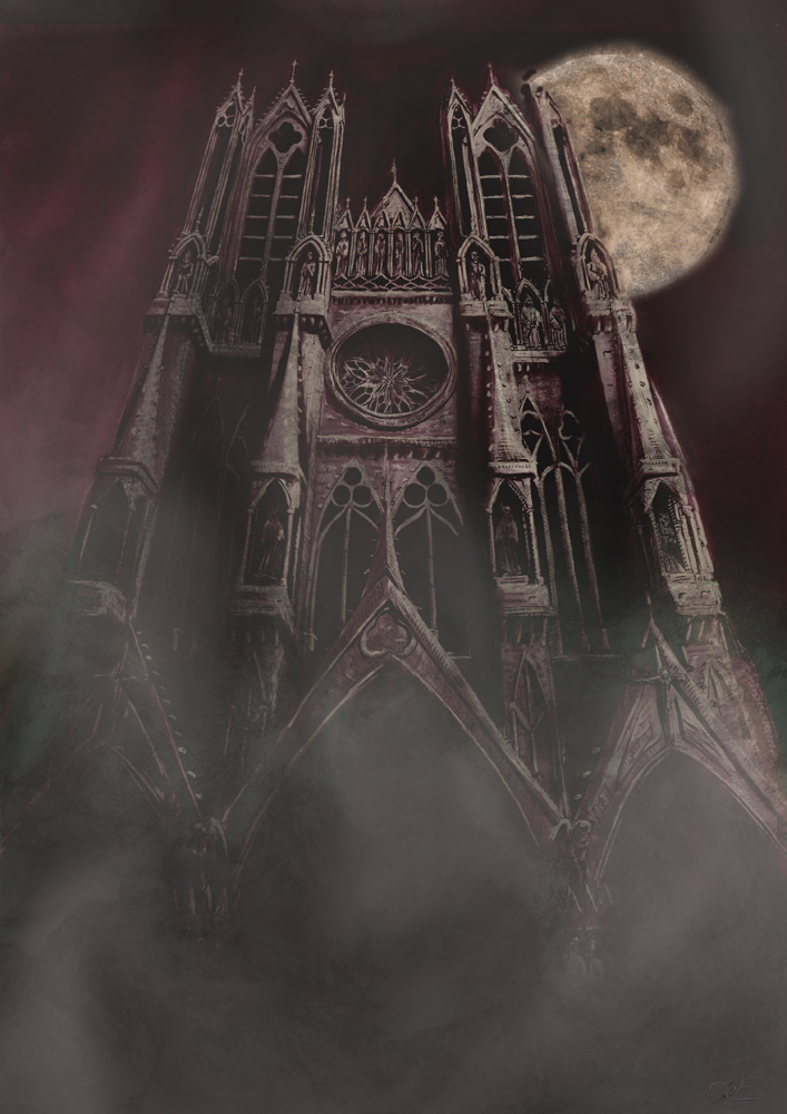 Wallpapers Digital Art Architecture - constructions Cathedrale gothique