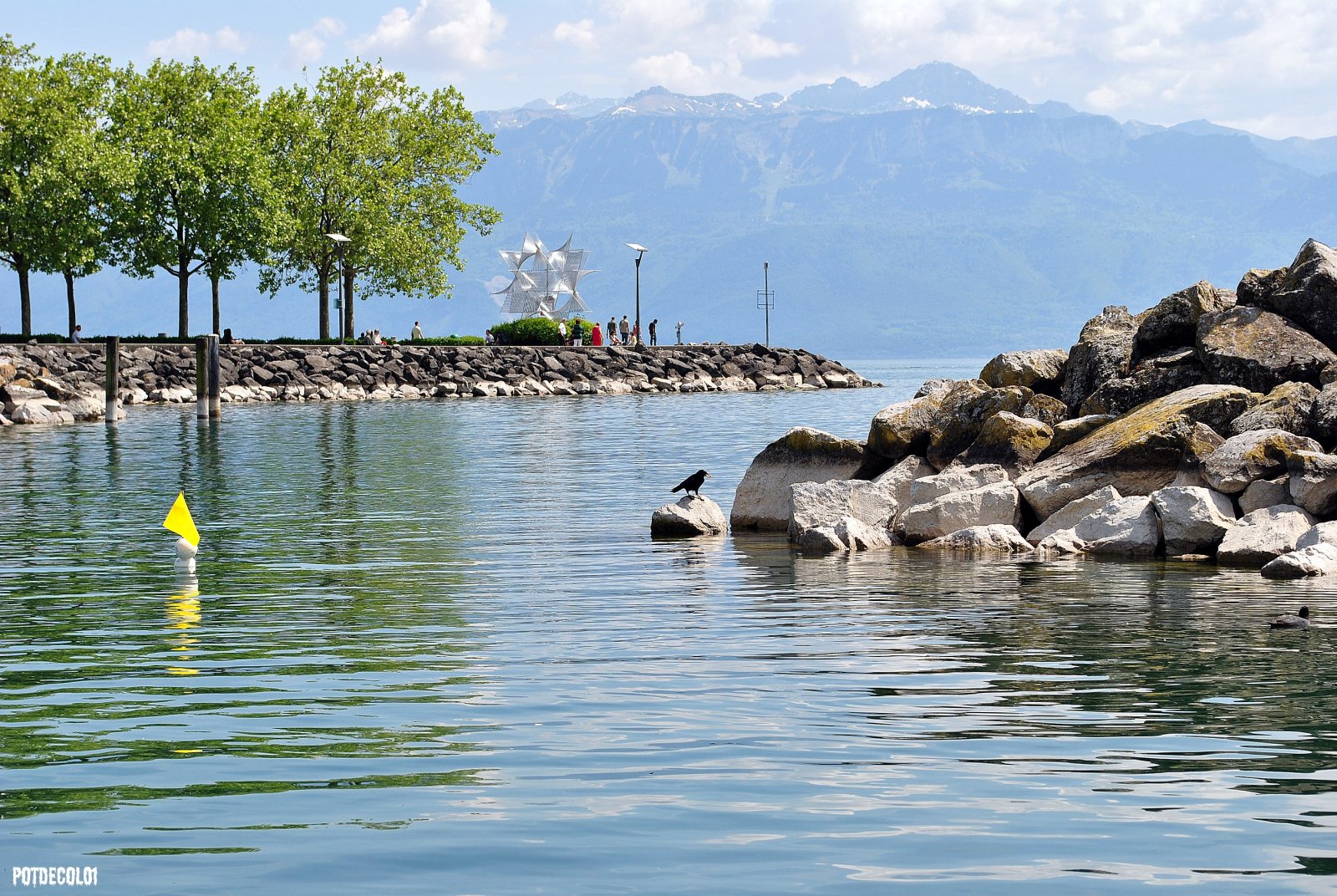 Fonds d'cran Nature Lacs - Etangs port du lman