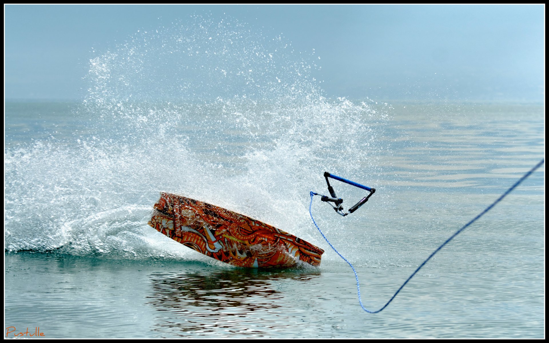 Wallpapers Sports - Leisures Wake-Board a mouille....