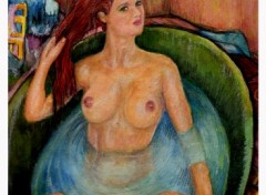 Fonds d'cran Erotic Art Le bain de Mlle Degas