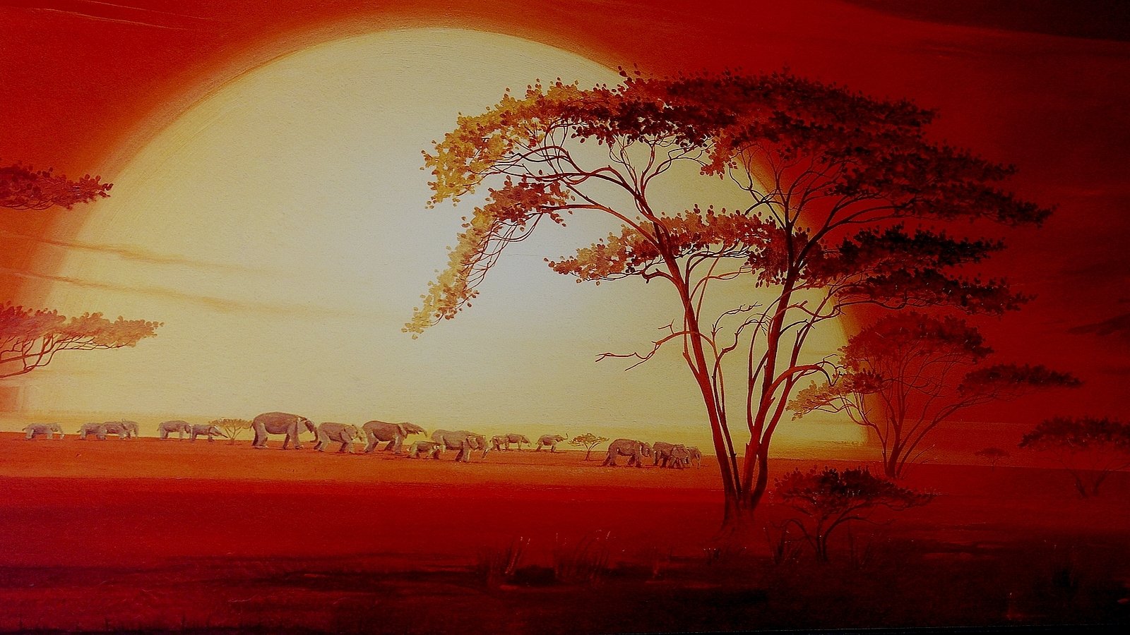 Fonds d'cran Art - Peinture Paysages Divers saga africa