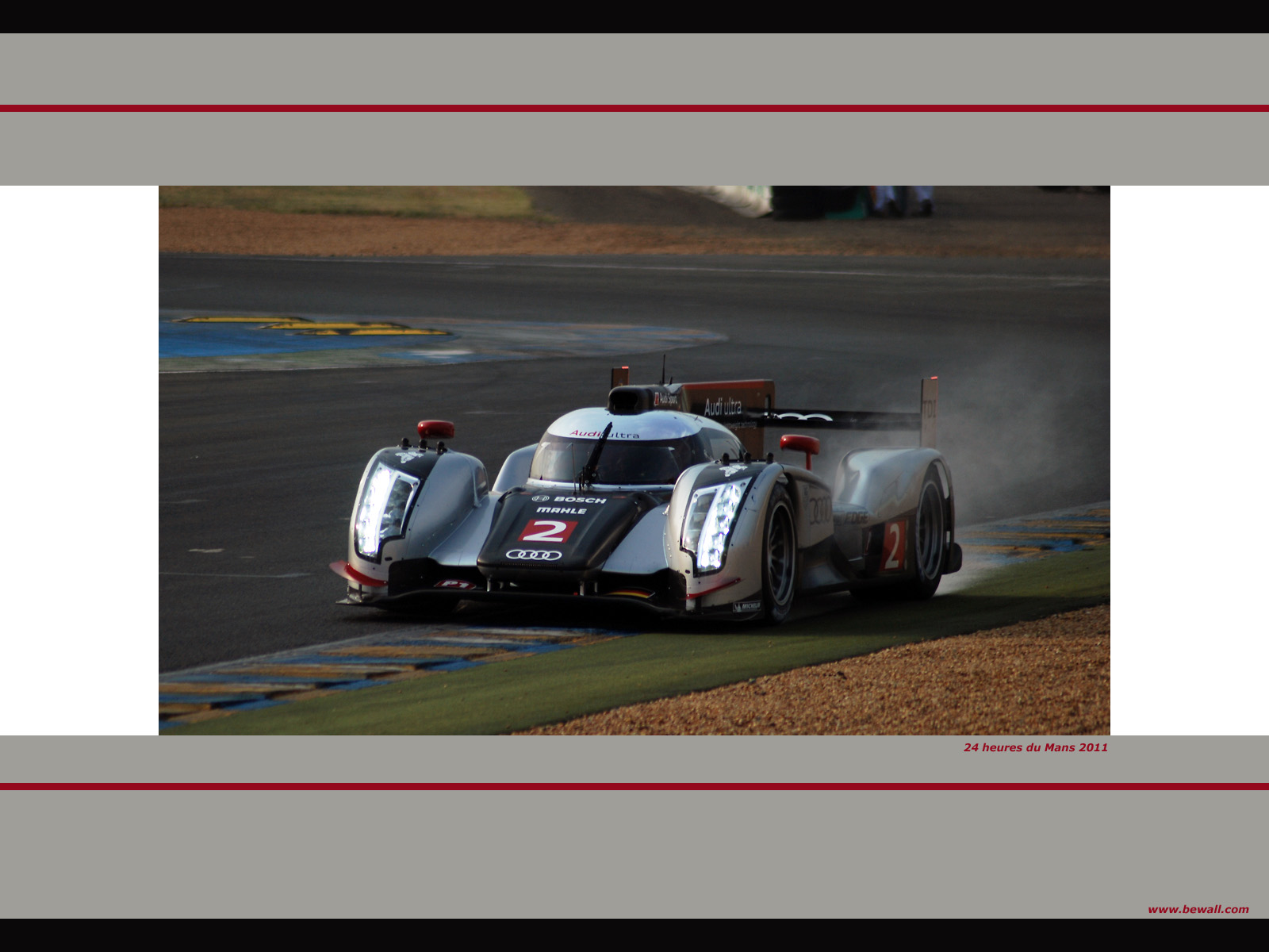 Wallpapers Sports - Leisures 24 Hours of LeMans Audi R18 - 24 heures du Mans 2011 by bewall.com