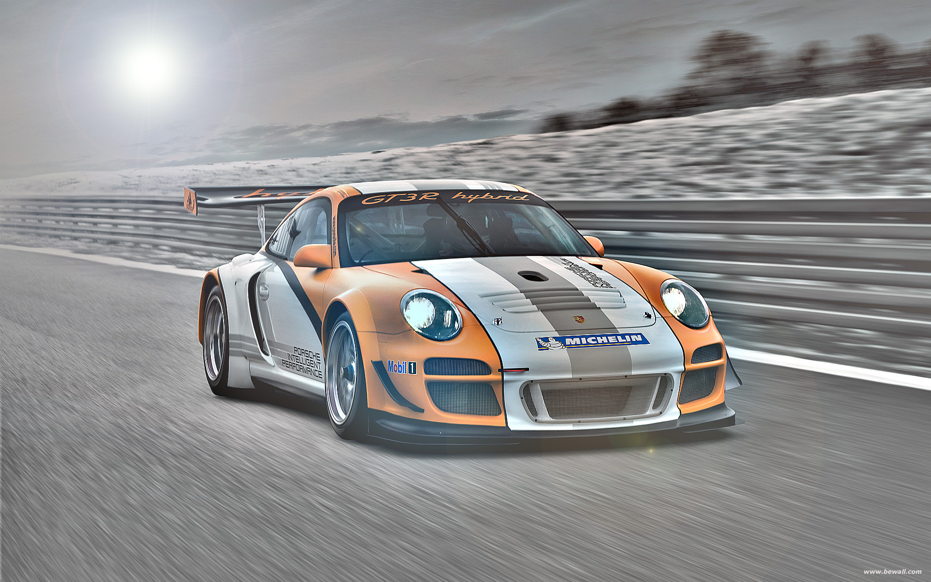 Fonds d'cran Voitures Porsche Porsche GT3 R 2011 by bewall.com