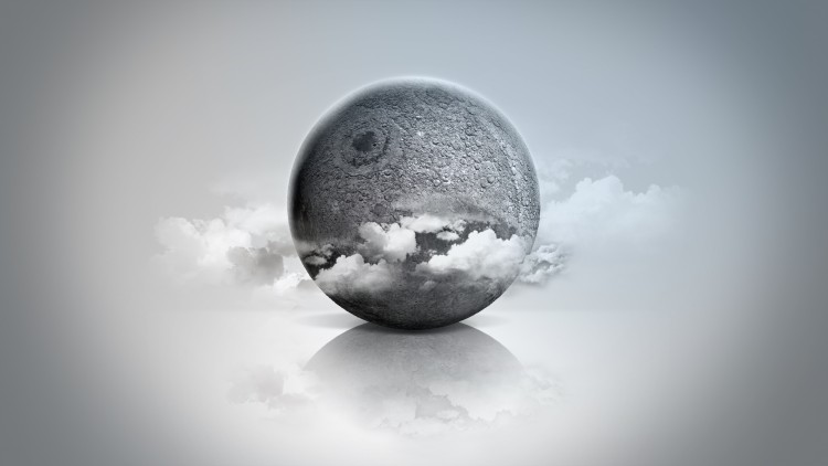 Fonds d'cran Art - Numrique 3D - Blender Lune 3D