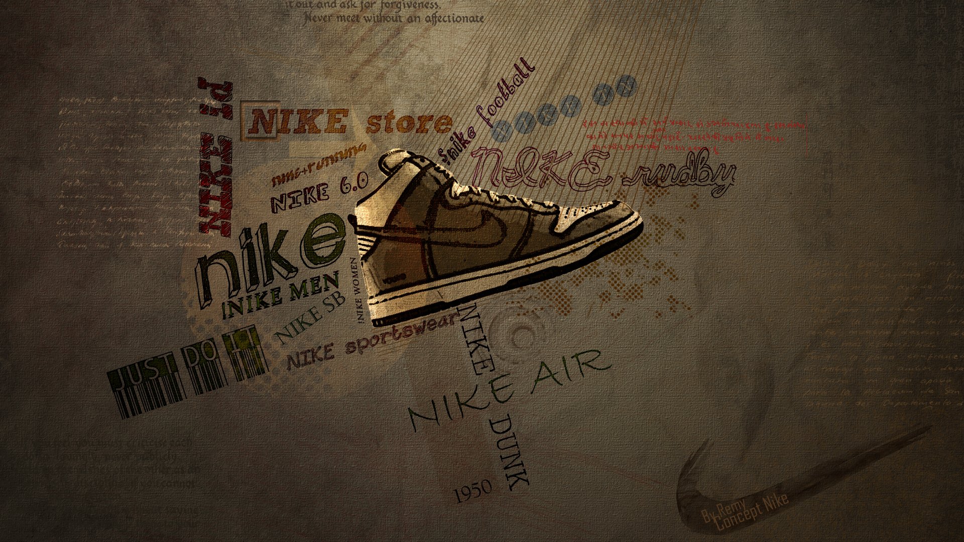 Wallpapers Brands - Advertising Nike Concept Nike By R'dezign