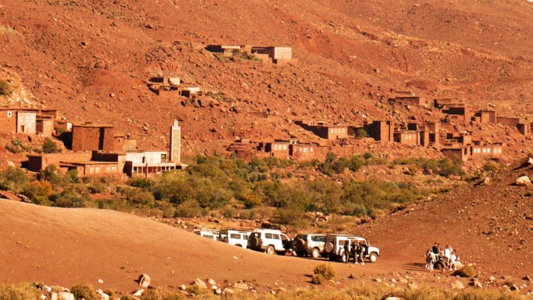 Fonds d'cran Voyages : Afrique Maroc village en montagne