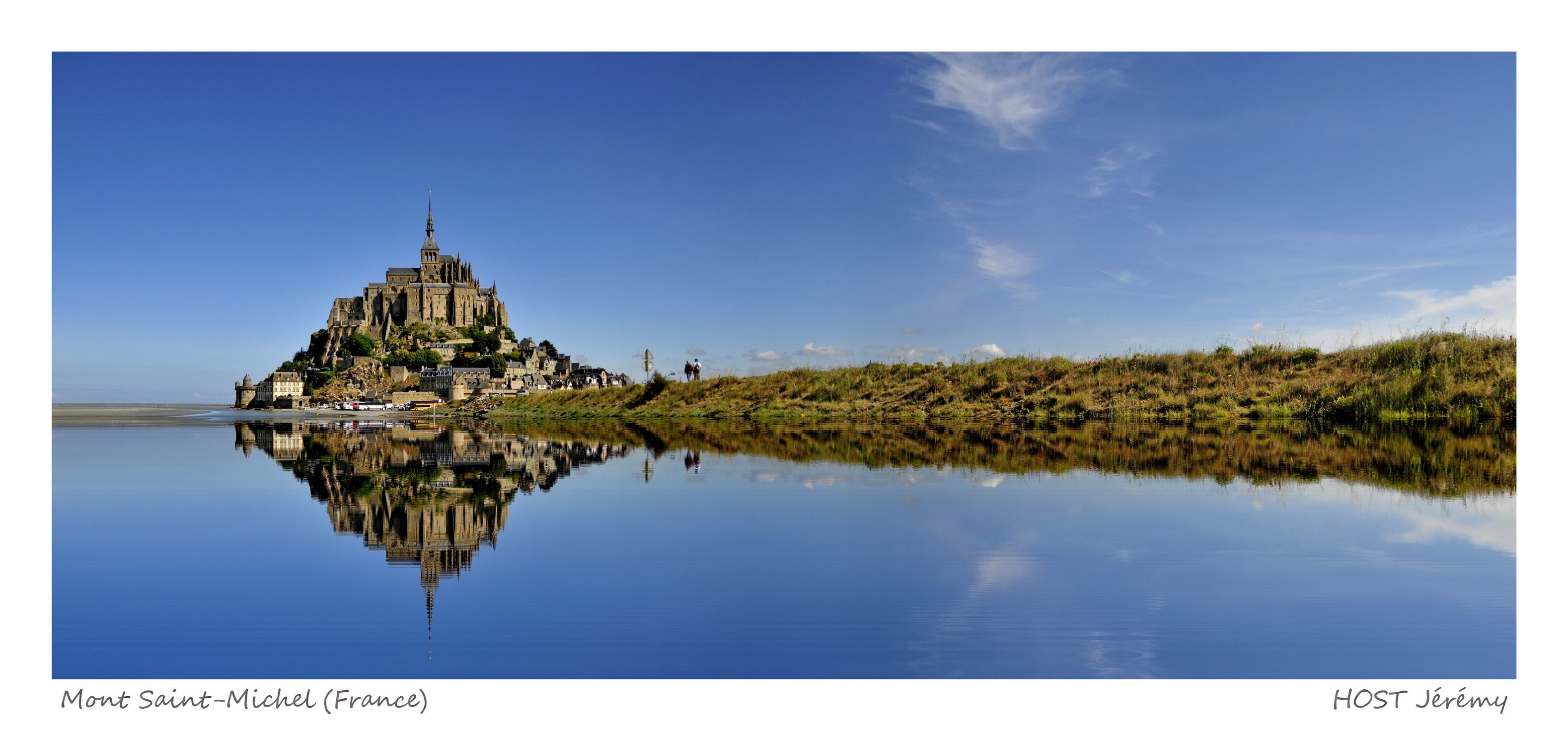 Wallpapers Trips : Europ France > Bretagne Mont Saint-Michel (reflet rajout)