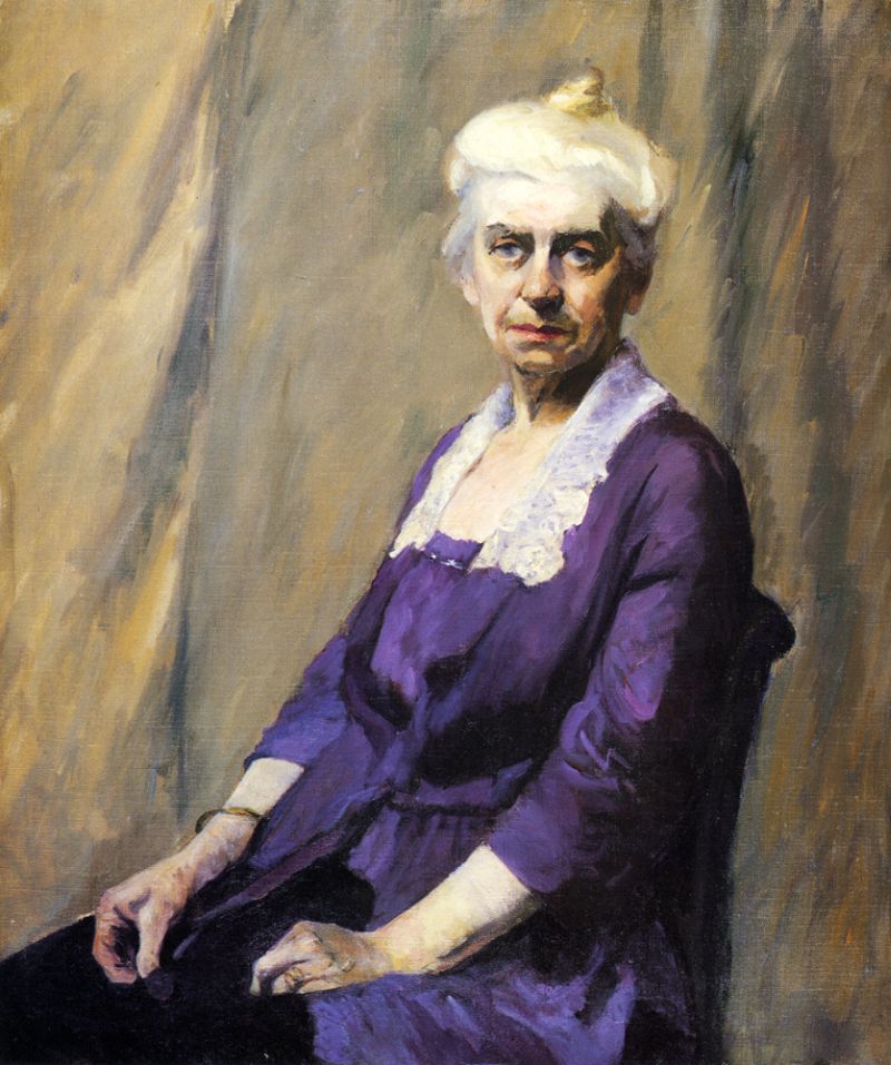 Fonds d'cran Art - Peinture Portraits - Visages Elizabeth Griffiths Smith Hopper, The Artist's Mother