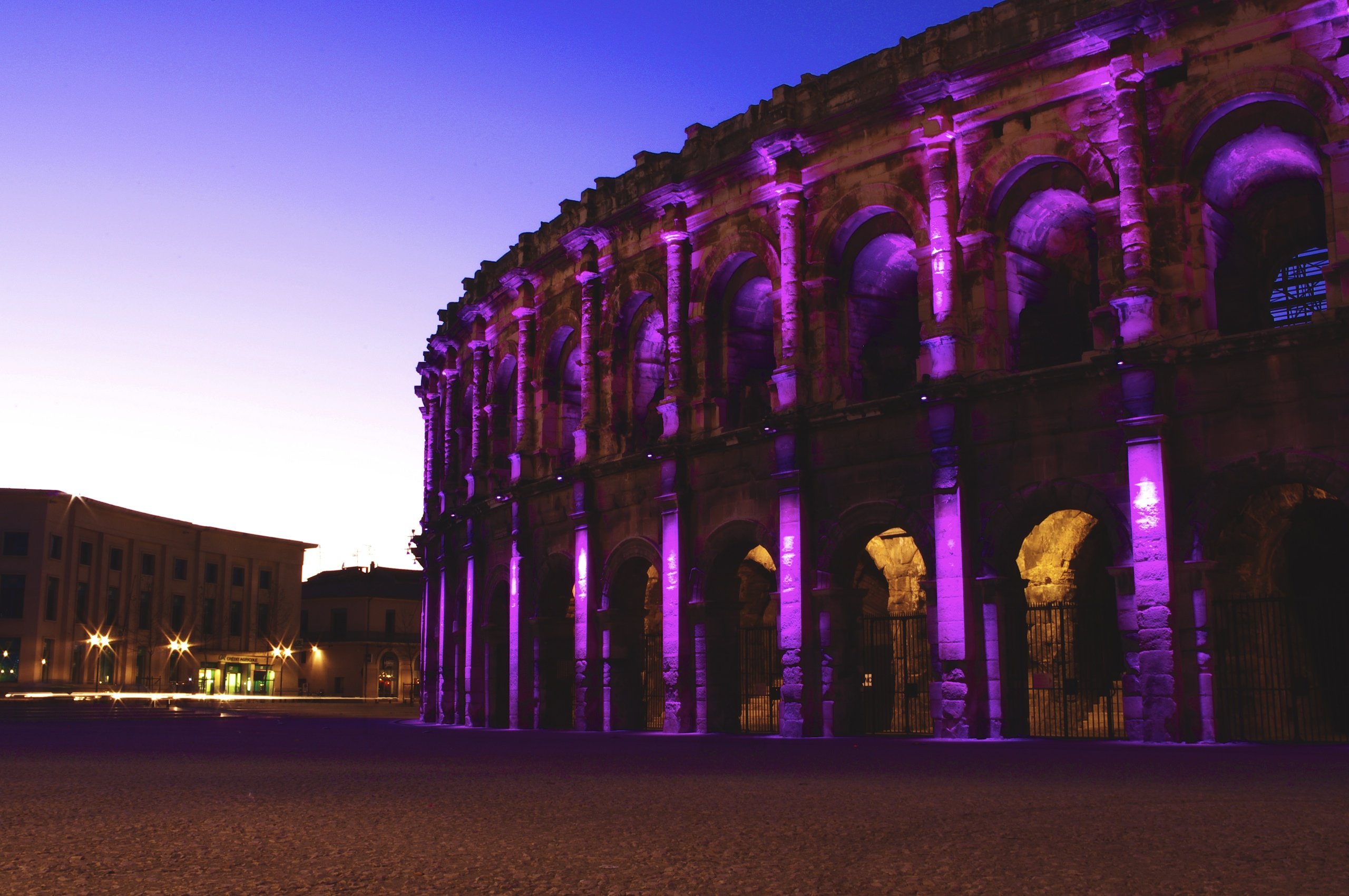 Wallpapers Constructions and architecture Buildings Arenes de Nimes