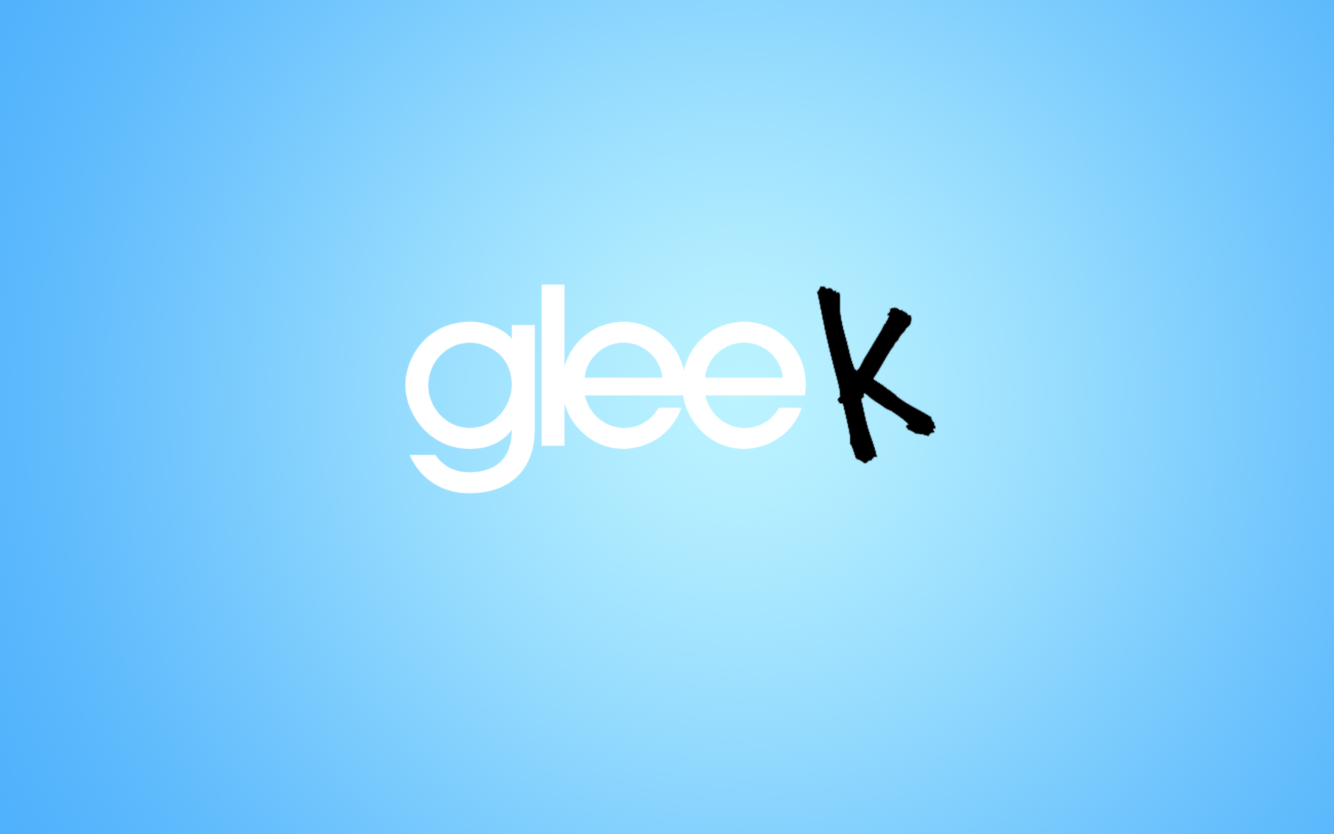 Fonds d'cran Sries TV Glee gleek bleu