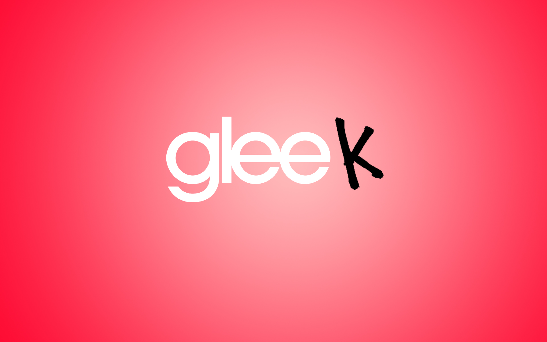 Fonds d'cran Sries TV Glee gleek rouge