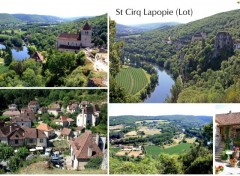 Fonds d'cran Voyages : Europe Saint Cirq Lapopie