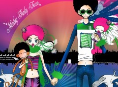 Fonds d'cran Manga Monkey funky town