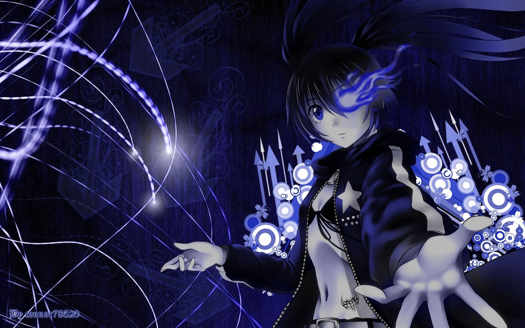 Fonds d'cran Manga Black Rock Shooter Black Rock Shooter Ao