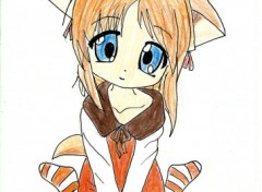 Fonds d'cran Art - Crayon Neko