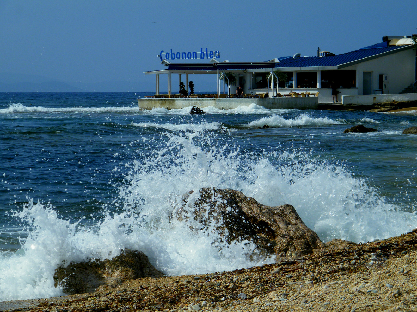 Wallpapers Nature Seas - Oceans - Beaches cabanon bleu en corse