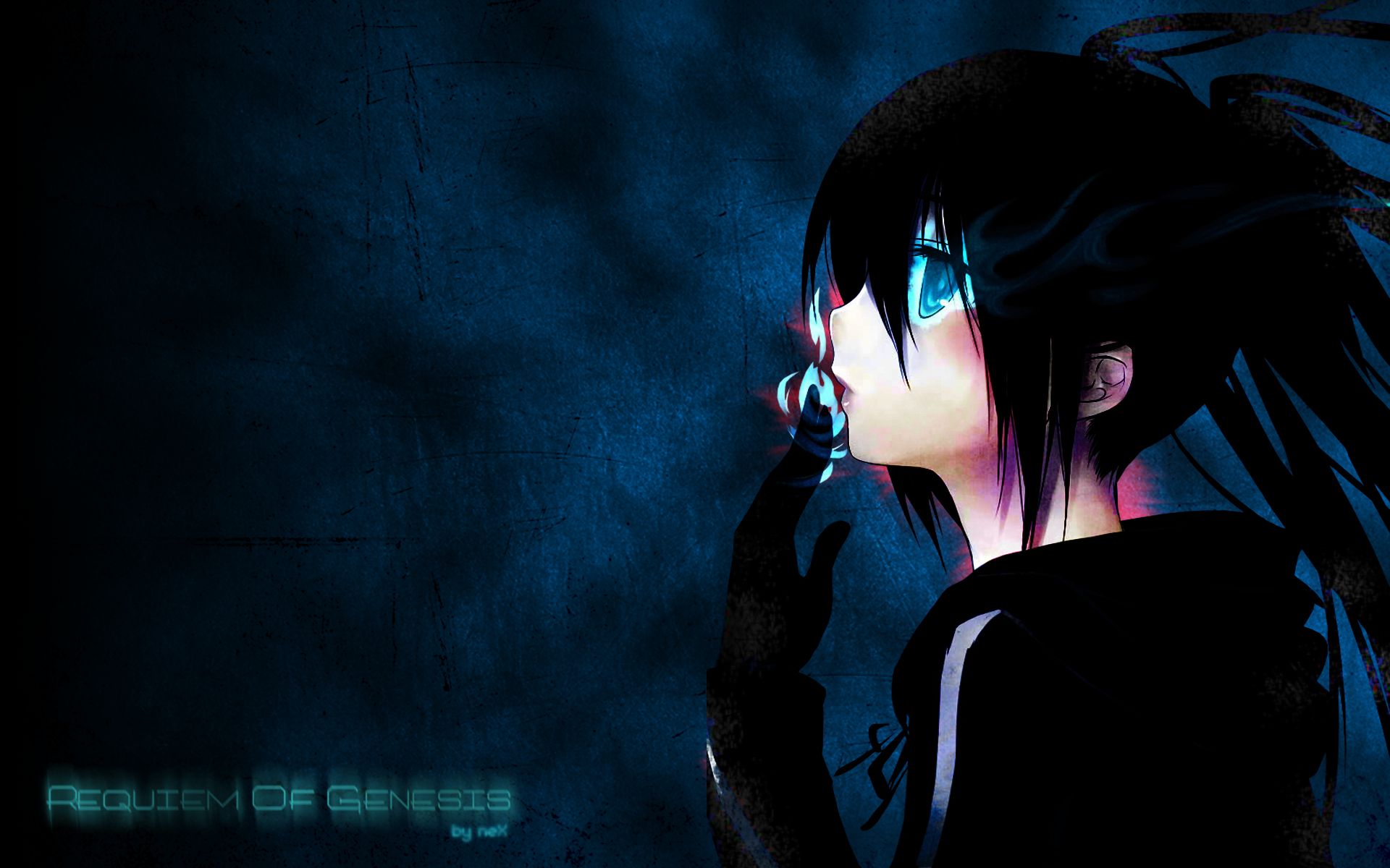 Fonds d'cran Manga Black Rock Shooter R00G