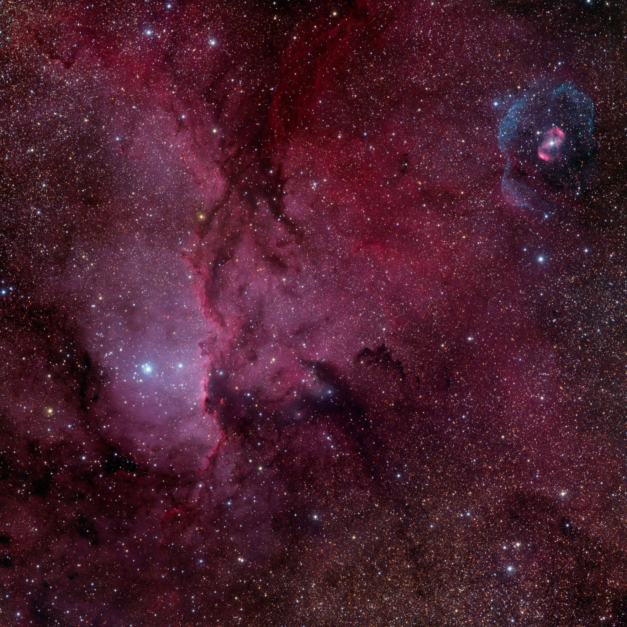 Fonds d'cran Espace Etoiles - Nbuleuses NGC 6188 & NGC 6164