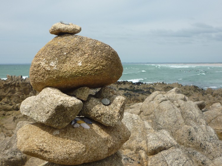 Wallpapers Nature Rocks - Stones - Sand Mer  la pointe de la Torche en Bretagne