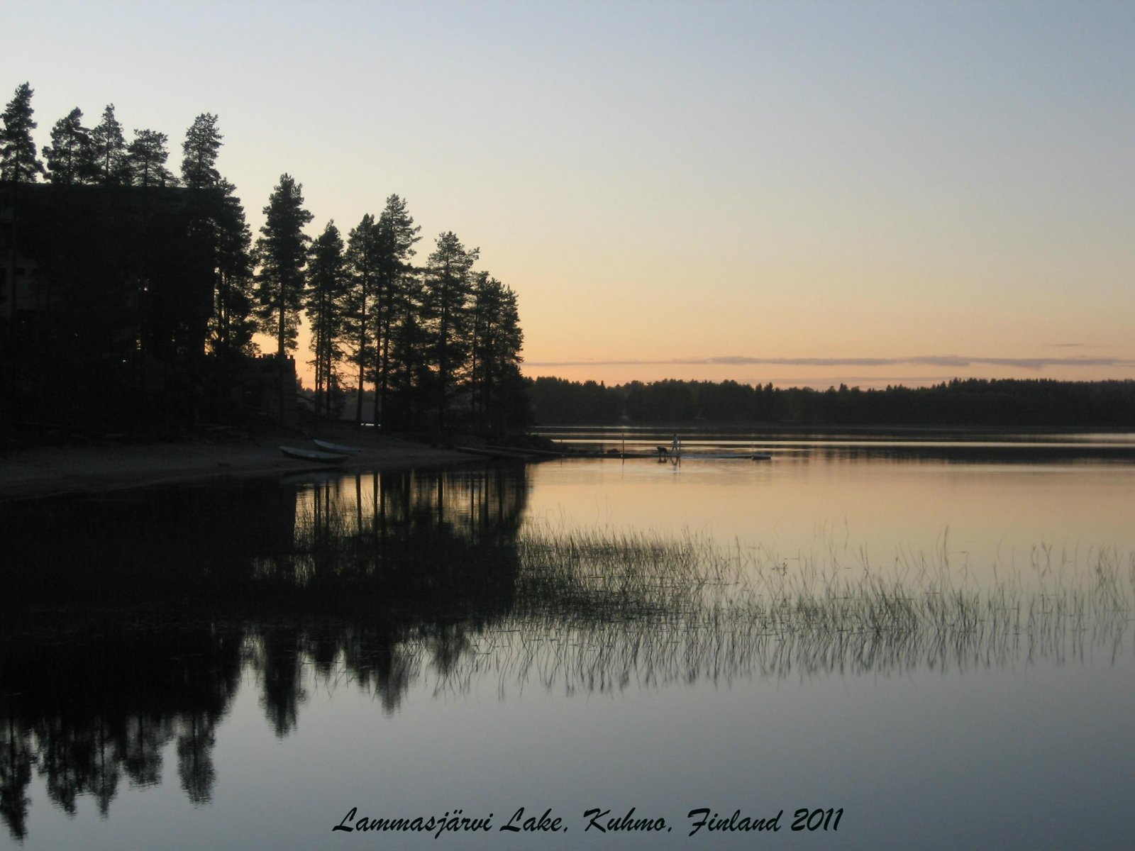 Fonds d'cran Nature Lacs - Etangs Lammasjrvi Lake, Kuhmo, Finland