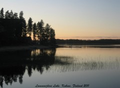 Fonds d'cran Nature Lammasjrvi Lake, Kuhmo, Finland