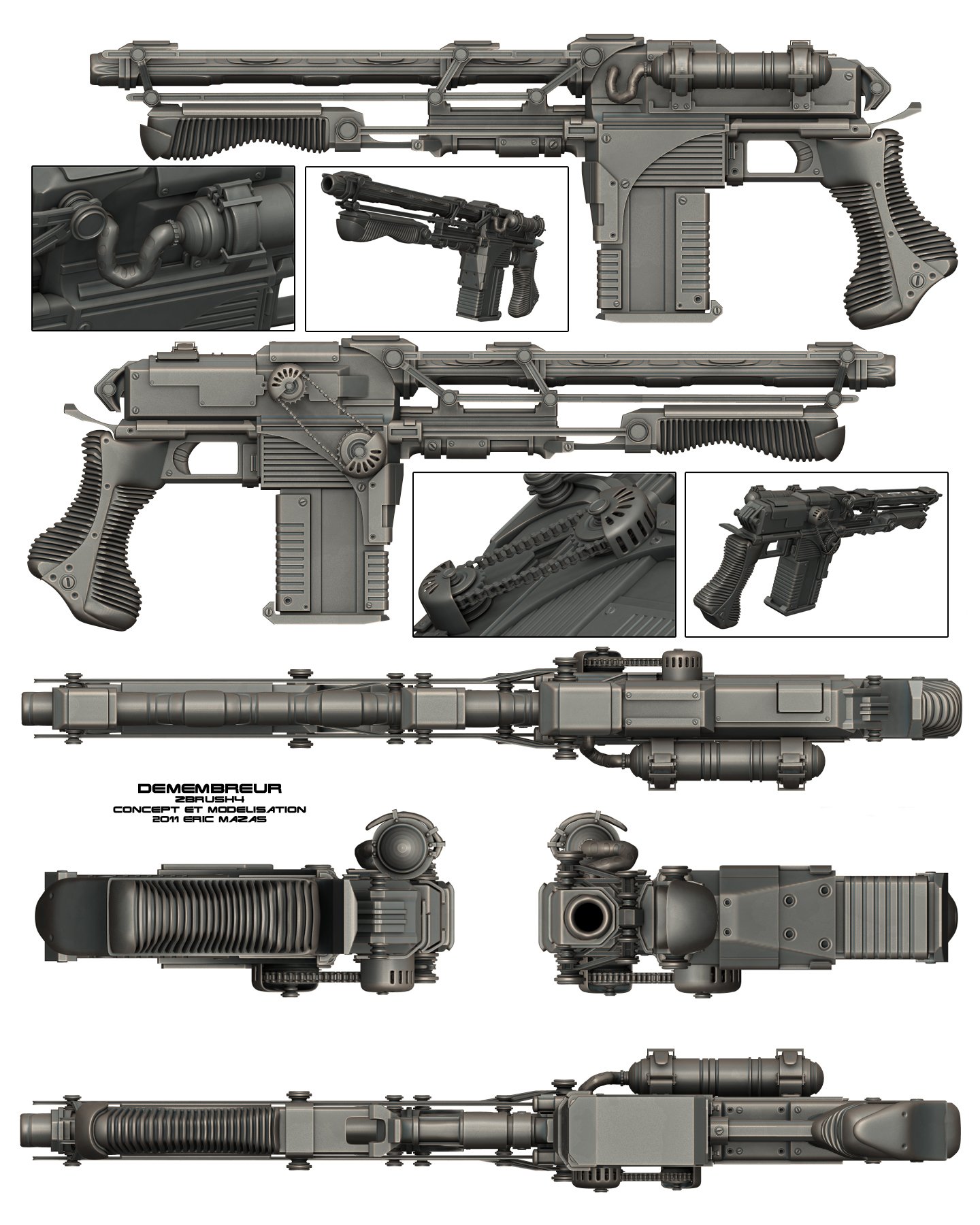 Wallpapers Digital Art Weapons - War Demembreur. Fusil d'assault.