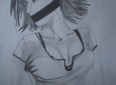 Wallpapers Art - Pencil femme