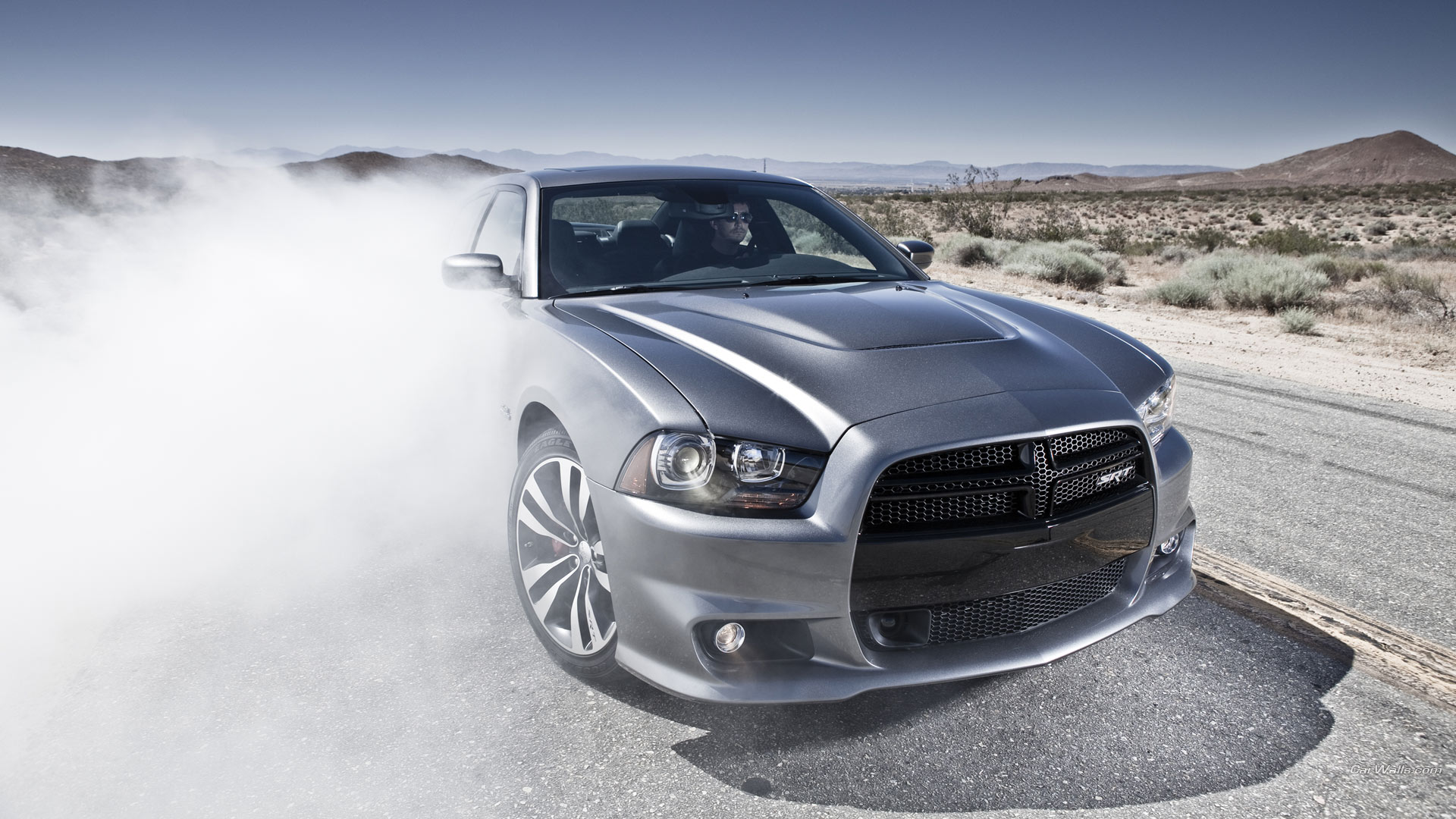 Fonds d'cran Voitures Dodge burn charger