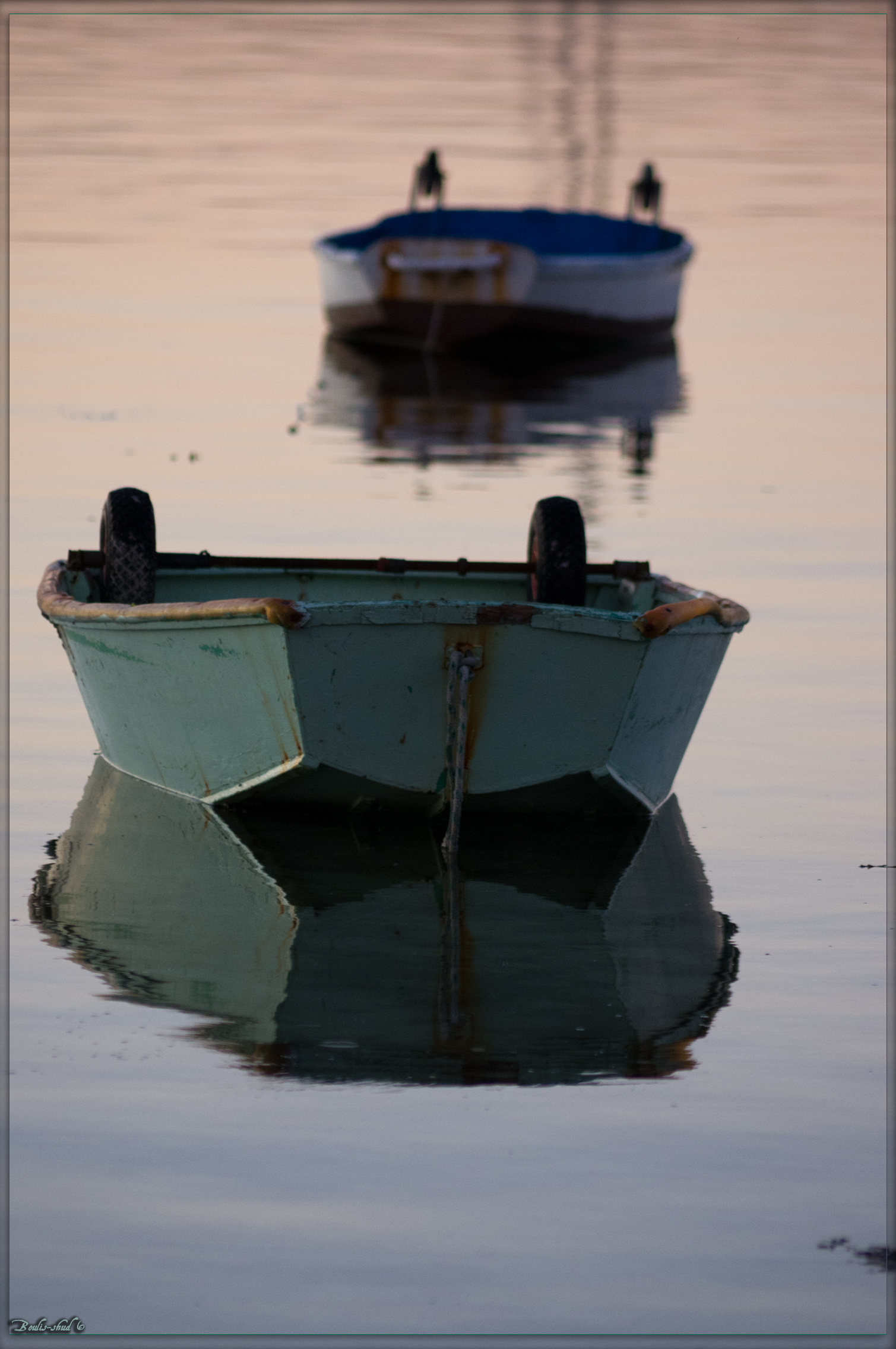 Wallpapers Boats Small Boats - Canoes Rflexions