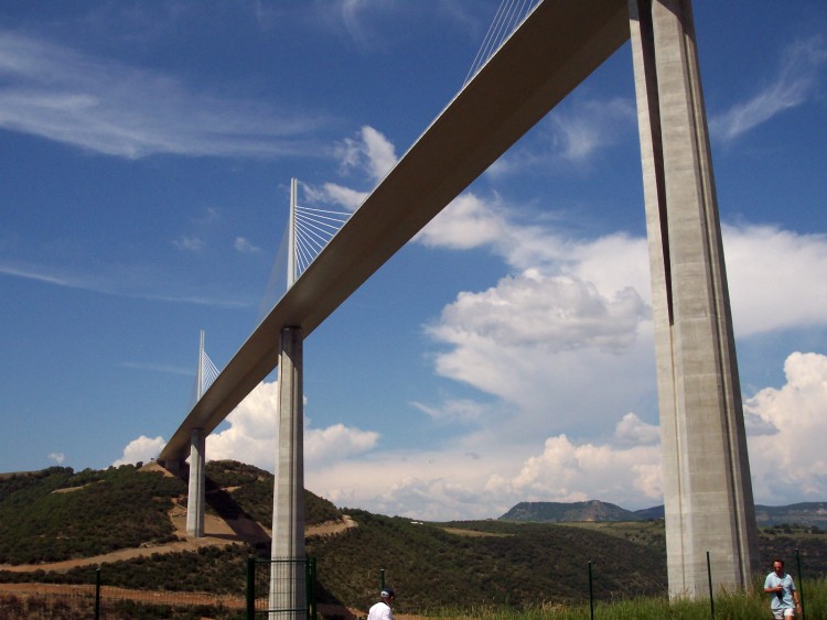 Wallpapers Constructions and architecture Bridges - Aqueduct Pont de Millau