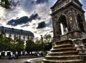 Fonds d'cran Voyages : Europe Fontaine  paris (HDR)