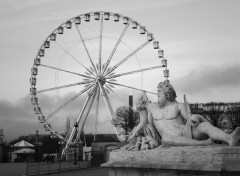 Fonds d'cran Voyages : Europe La roue de la place de la Concorde