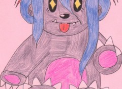 Fonds d'cran Art - Crayon Plip -peluche- (dessin au crayon)